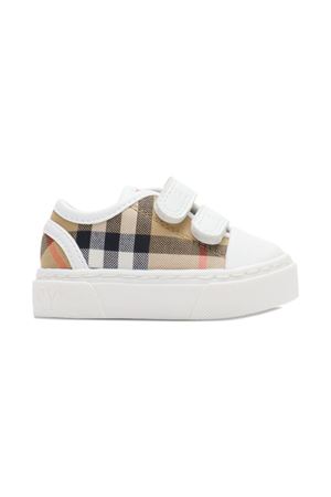 check fabric sneakers BURBERRY KIDS | 8118360B9368
